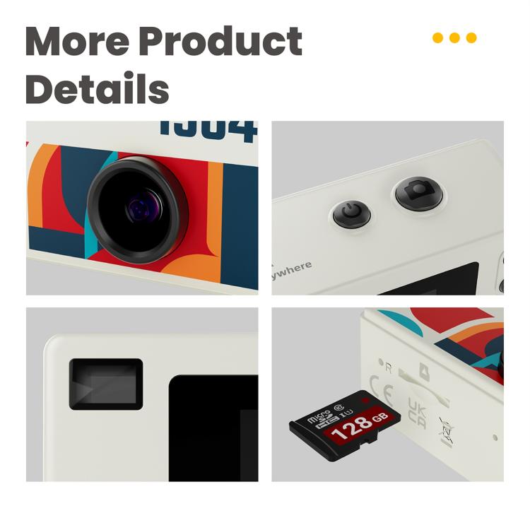 G6 Mini Digital Camera for Kids – HD Video, Keychain-Size, Wide-Angle Lens
