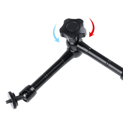 11 inch Adjustable Friction Articulating Magic Arm + Large Claws Clips, 11 inch Magic Arm + Claws Clips