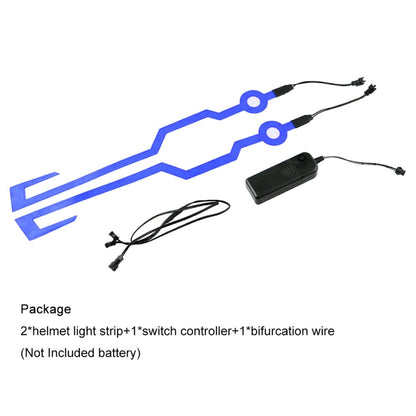 MB-MHL002 Motorcycle Modification Accessories Universal Pasteable Helmet Light Strip