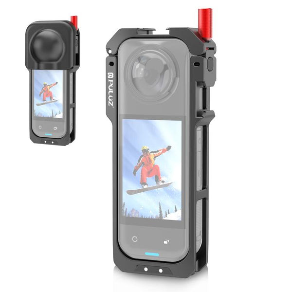 Insta360 X5 Metal Cage Rig | PULUZ Protective Housing – Livit Moto Store