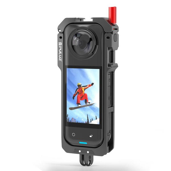 Insta360 X5 Metal Cage Rig | PULUZ Protective Housing – Livit Moto Store