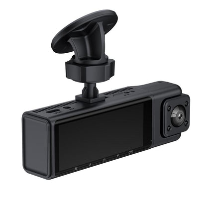 3.16-inch HD 1080P Infrared Night Vision Car DVR,Front + Interior + Rear + Wi-Fi Connectivity