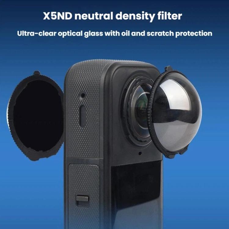 Insta360 X5 ND Filter Set — ND16/32/64 Glass Lens Protectors