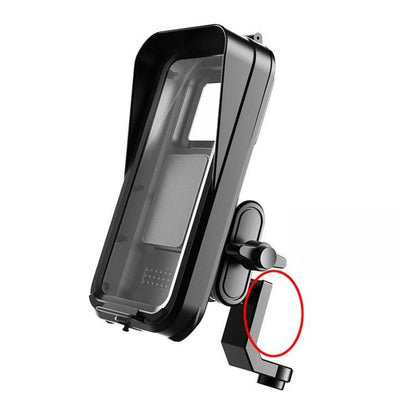 Waterproof Navigation Phone Holder For Motorcycles And Bicycles, Handlebar Charging, Handlebar Standard, Rearview Mirror Charging, Rearview Mirror Standard