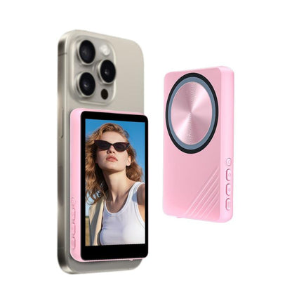 Magnetic Phone Screen Mirror Wireless Rear Camera Selfie Display