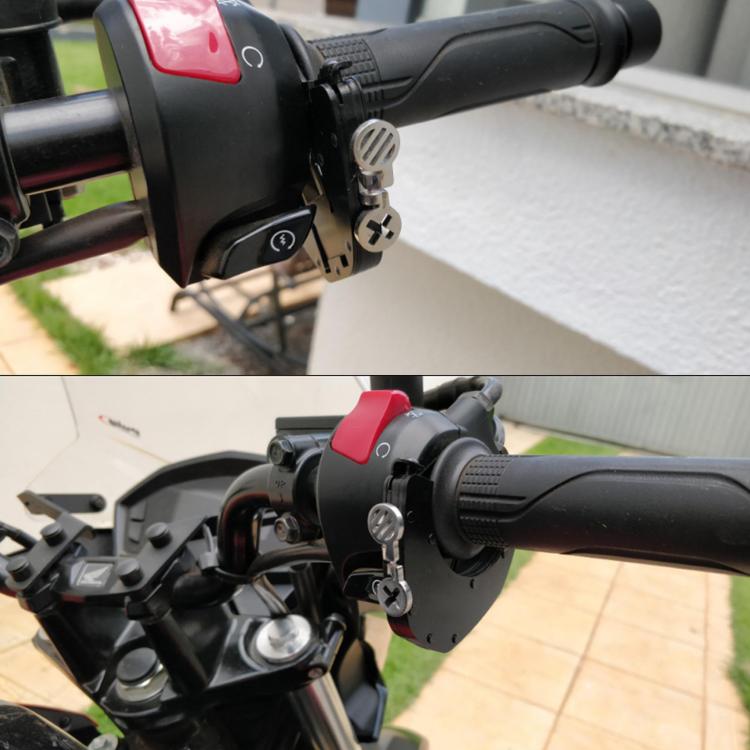 Motorcycle Throttle Control Throttle Tube Auxiliary Retainer, Bottom, Top